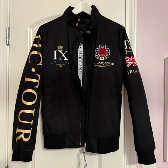 Holland Cooper Black Harrington Team Jacket - Picture 3 of 5